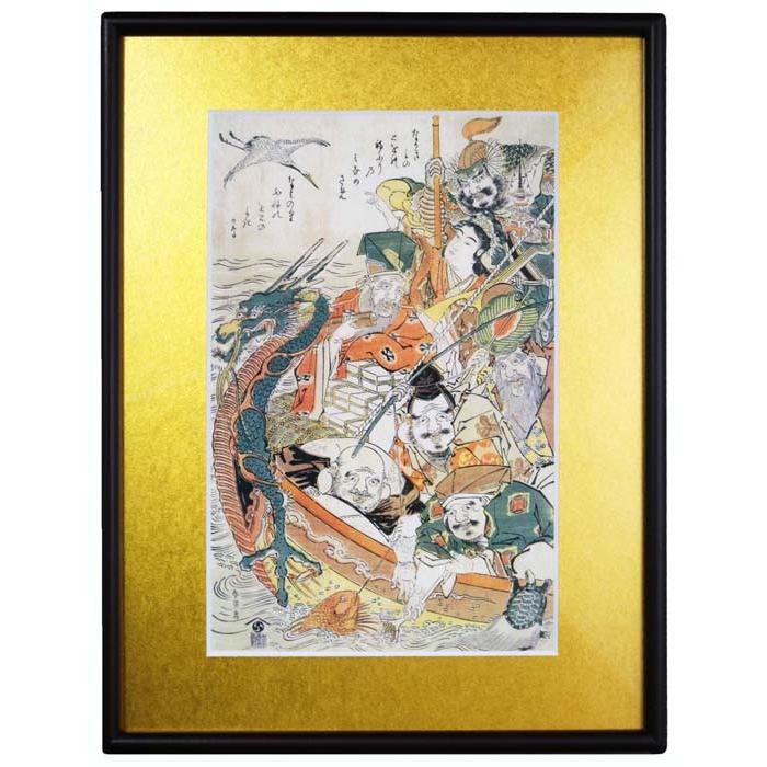 七福神 宝船（北斎）｜浮世絵、絵巻