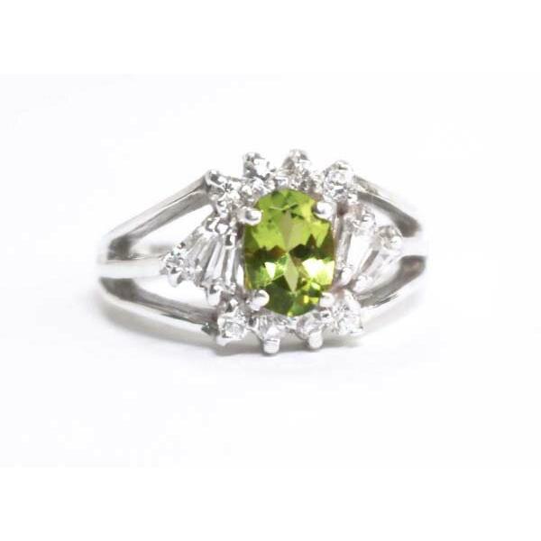 【すぐに使える10％OFFクーポン】SV925ペリドットリング 0.80ct
