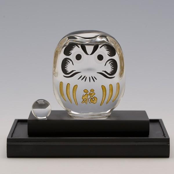 【すぐに使える10％OFFクーポン配布中】甲州水晶貴石細工 福だるま