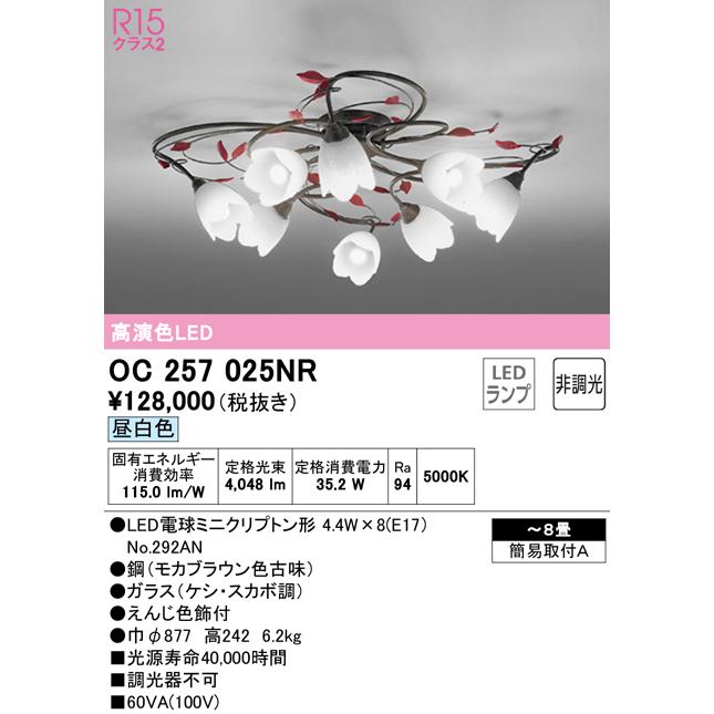 ODELIC（オーデリック） 安心のメーカー保証 OC257025NR（ランプ別梱包