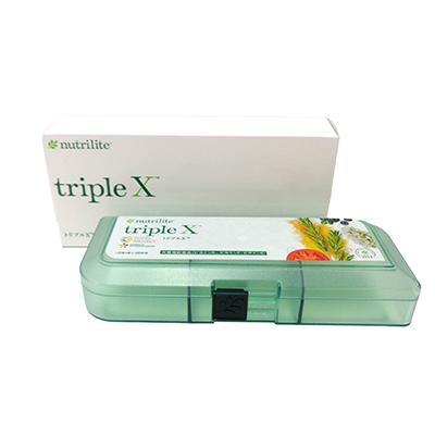 nutrilite triple X 栄養補助食品　トレイ付き アムウェイ トリプルX ☆専用トレイケース☆ : キューブファクトリー