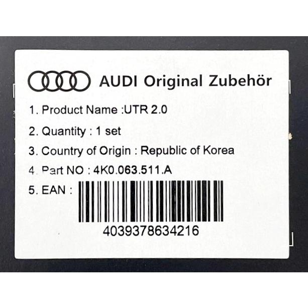 Audi/アウディ ユニバーサルトラフィック レコーダー フロント&リヤ 