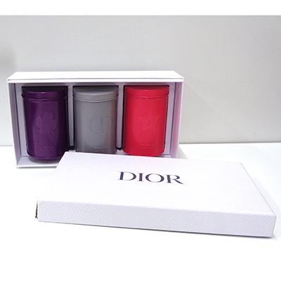 外箱・内部破れ/未使用】Dior/ノベルティ キャニスター缶 3缶セット