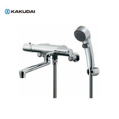 水栓金具 H Kakudai109 シャワー バス水栓 寒冷地用 k 浴室用サーモスタット付シャワーバス混合水栓 住宅設備 キューブファクトリー 浴室 浴槽 洗面所 Kakudai カクダイ 173 063k