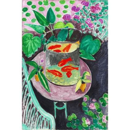 Goldfish アンリ・マティス 手描き油絵複製画 模写 レプリカ 肉筆絵画