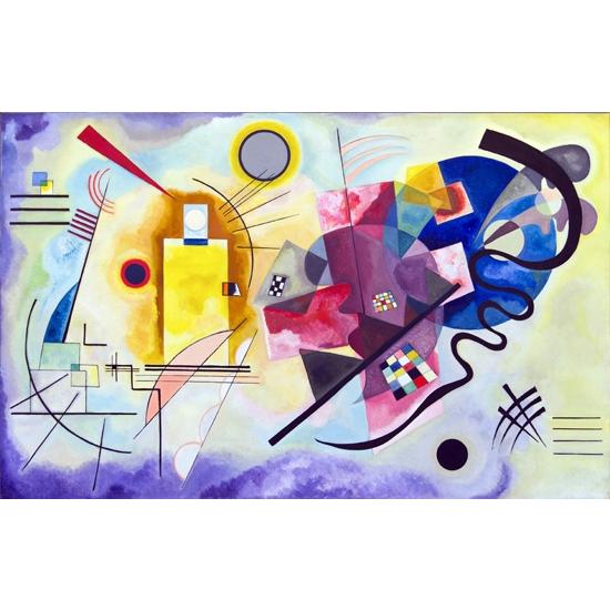 Yellow Red Blue カンディンスキー Wassily Kandinsky 手描き油絵複製