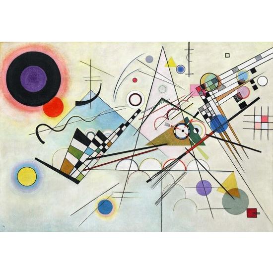 Composition VIII カンディンスキー　Wassily Kandinsky 手描き油絵複製画　模写　レプリカ 肉筆絵画