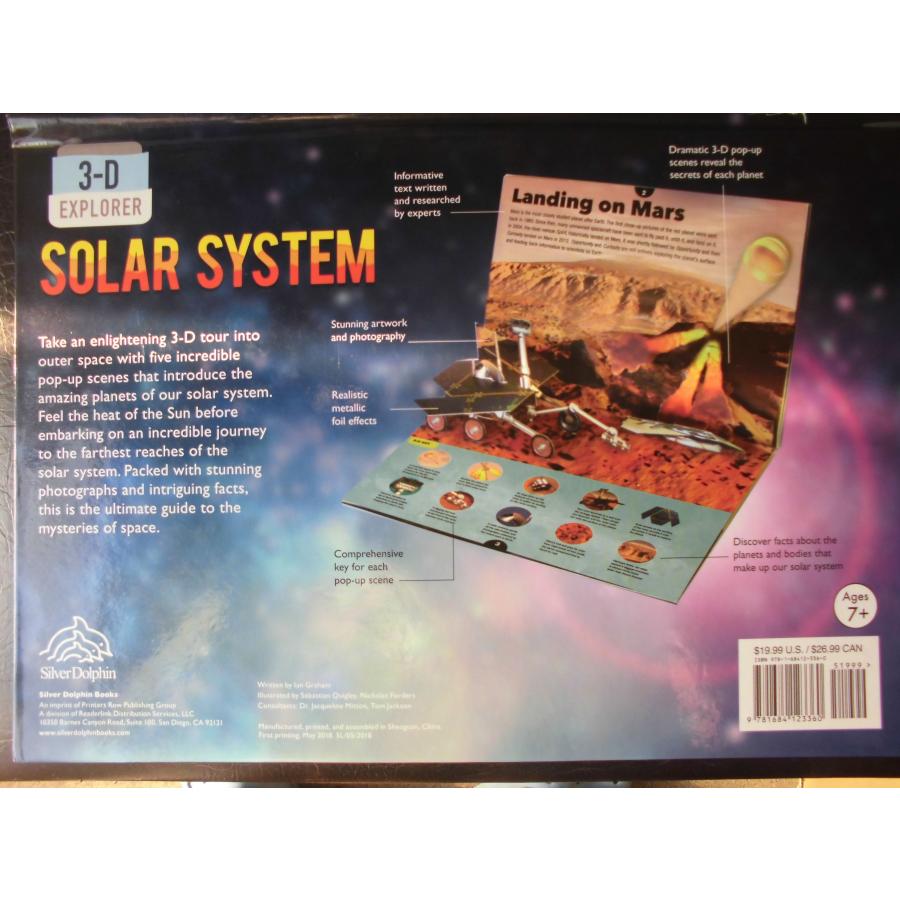 「SOLAR SYSTEM」3-D EXPLORER,  Written by Ian Graham,Illustraterd by Sebastian Quigley,Nicolas Forders絵本仕天｜koshoscarab｜16