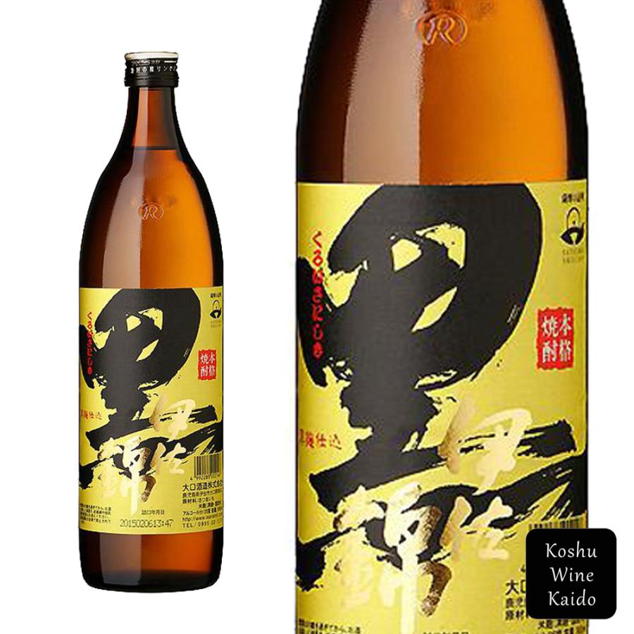大口酒造 黒伊佐錦 25° 芋 瓶 900ml (4992283002146) 【芋焼酎/蒸留酒