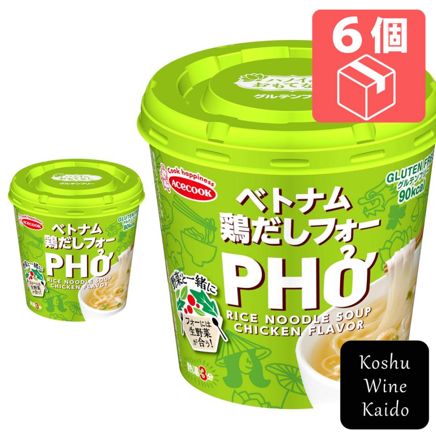 エースコック ハノイのおもてなし 鶏だしフォー×6個 (4901071268381