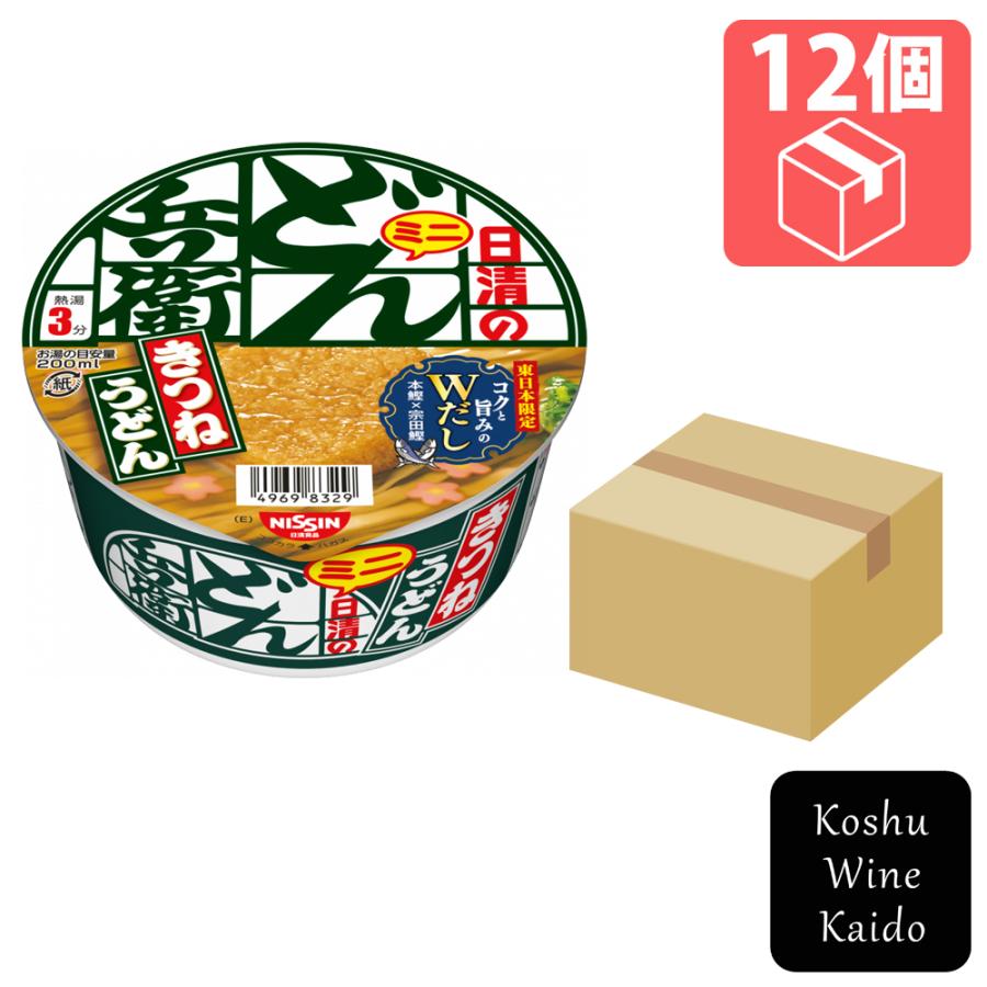 日清食品 日清のどん兵衛 きつねうどんミニ[東]×12個 (49698329