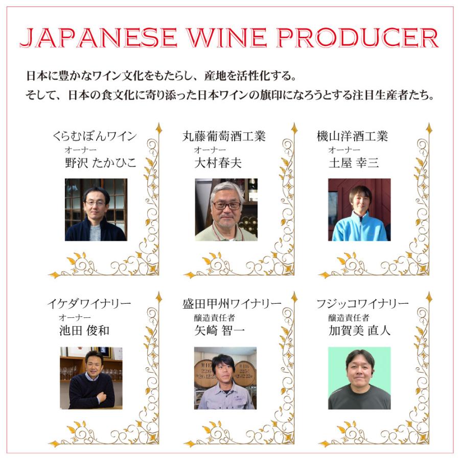 甲州ワイン注目生産者の定番6本セット 現行ヴィンテージ 赤ワイン ポリフェノール 山梨 お祝い プレゼント 日本ワイン 白ワイン 厳選 至極 家飲み パーティー|koshucellar|03