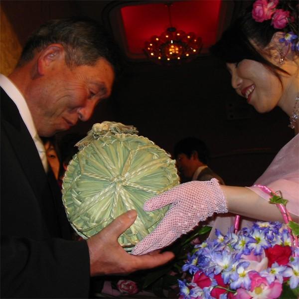 ワラ細工 亀 飾り カメ 米俵 出生体重 ウエイトライス 米俵出生