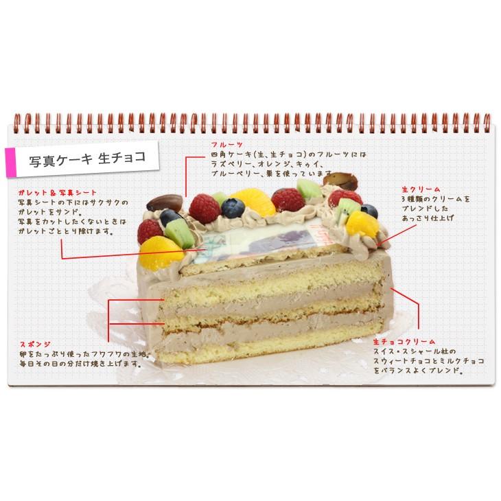 写真ケーキ 四角 生チョコ 10号 冷凍 到着後は冷蔵庫で4 5時間保管解凍 キャラクターケーキ 誕生日ケーキ あすつく 土日祝出荷ok 30 30cm 1030 写真ケーキのコシジ洋菓子店 通販 Yahoo ショッピング