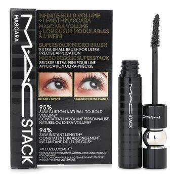 並行輸入品】 マック スタック マイクロ マスカラ - # Black 12ml