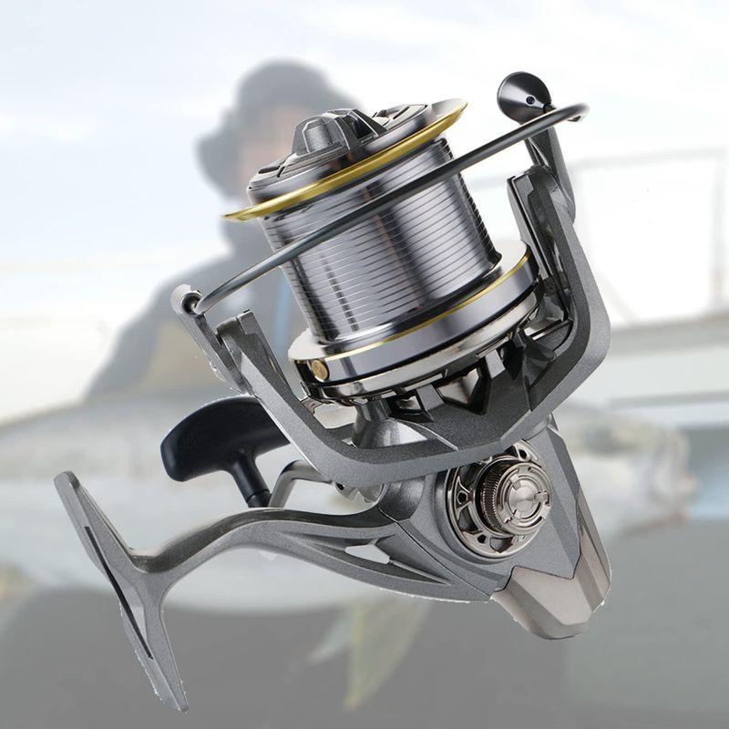 人気を誇る スピニングリール 100 番 ドラグ力25kg 4 8 1ギア比 17 1bb 大型番手 海釣り ヒラマサ カンパ Www Fsinox Com