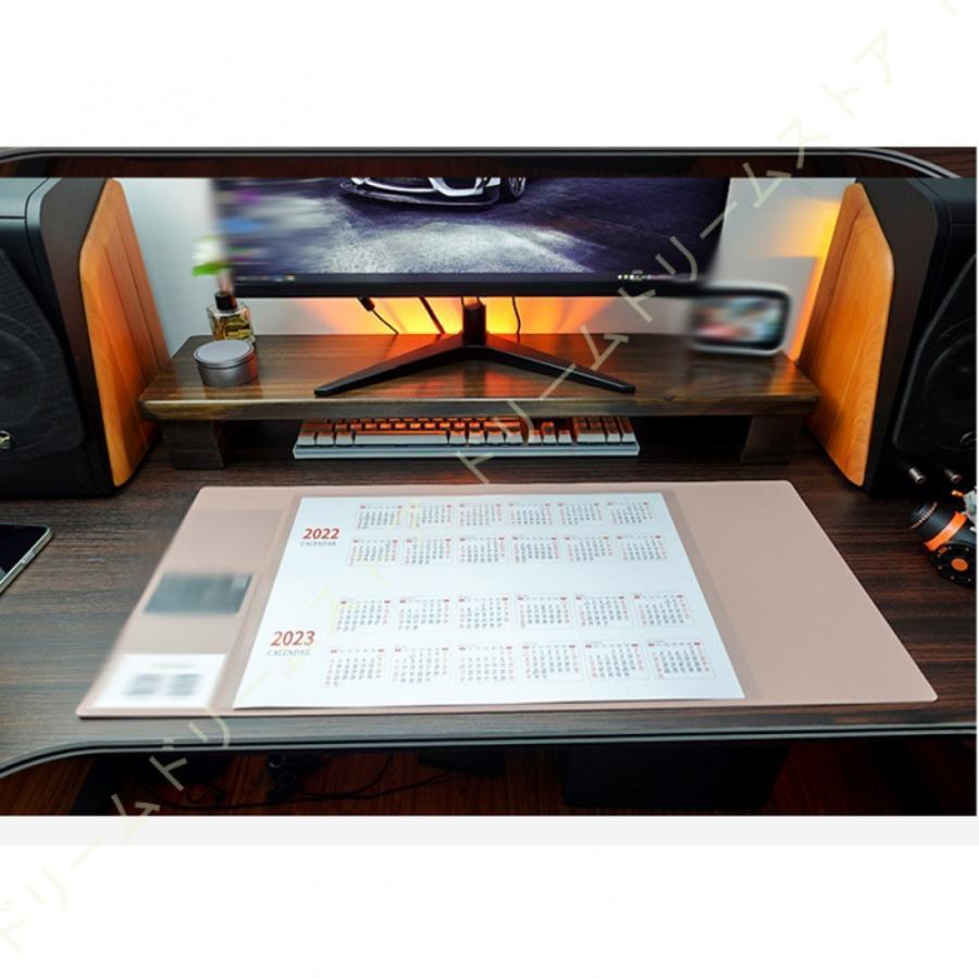 オフィスデスクマット 可愛い デスクマット キーボードマット PVC 卓上収納 多機能 通年 大判マウスパッド 滑り止め キーボードマット 防水 耐久性が良い｜kostore｜04