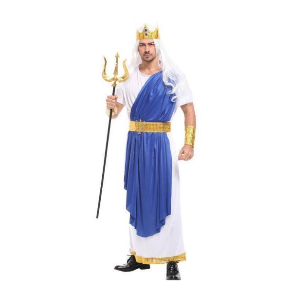 ハロウィン衣装 ギリシャ 海神ポセイドン Poseidon 男性用 メンズ用 キャラクター 王様 国王 王子様 海の神 ハロウィン コスプレ衣装 コスチューム 仮装｜kostore｜07