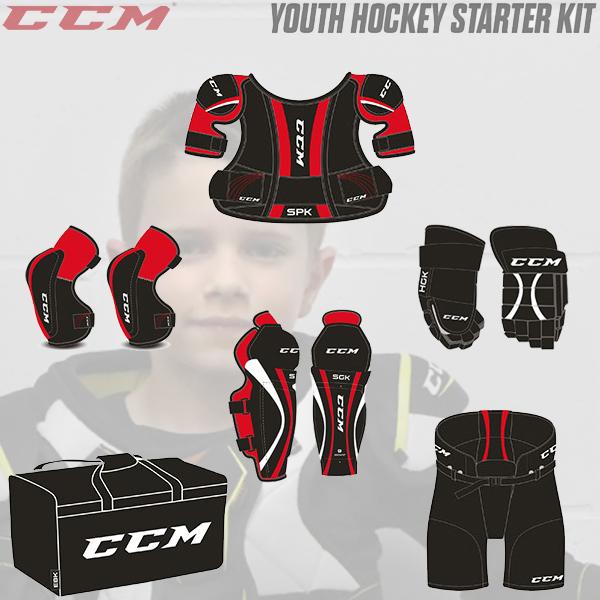 CCM 防具 エントリーキット ユース アイスホッケー : スケート靴・用品 