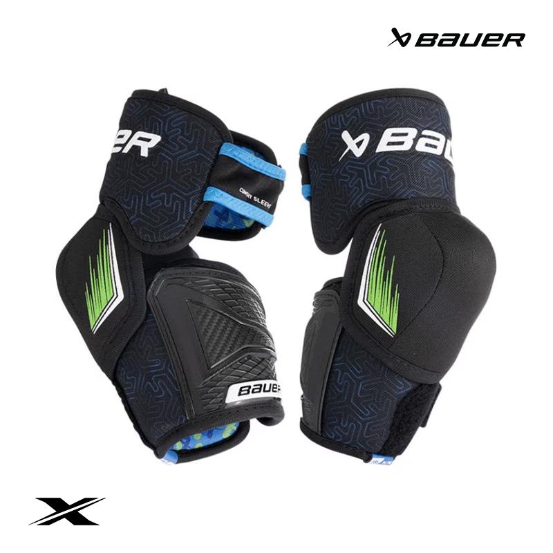 BAUER エルボー S24 X ジュニア アイスホッケー : スケート靴・用品の 