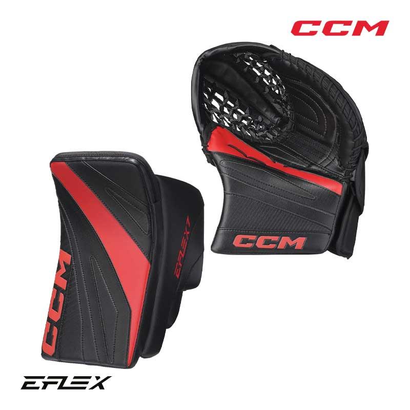 CCM GKグローブ E-FLEX 7 シニア アイスホッケー : スケート靴・用品の