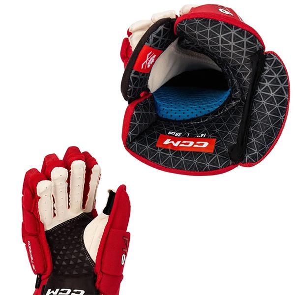 CCM グローブ ジェットスピード FT6 シニア アイスホッケー : スケート 