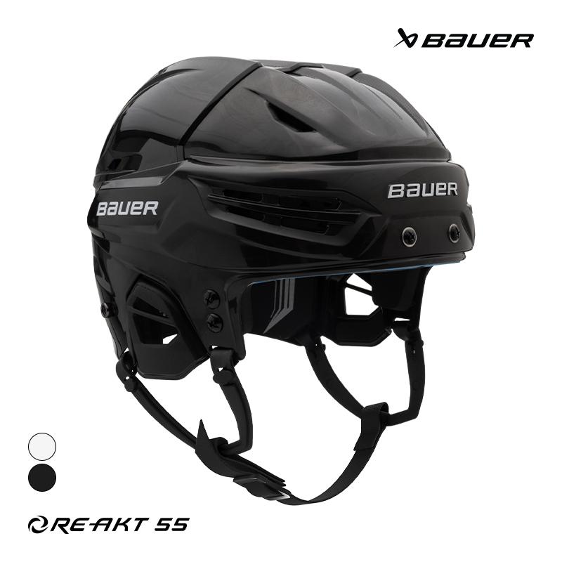 BAUER ヘルメット S24 リアクト 55 アイスホッケー : スケート靴・用品 