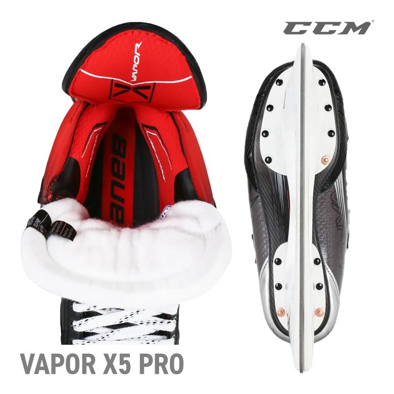 BAUER スケート靴 S23 ベイパー X5 PRO シニア アイスホッケー （ランナー別売り） skbavapx5pスケート靴・用品の