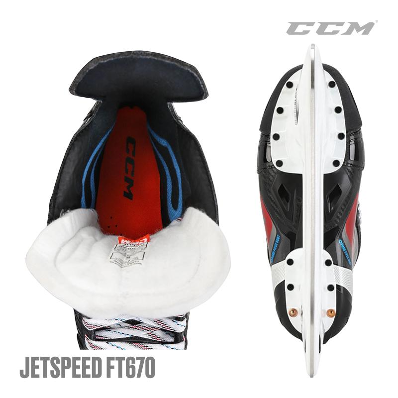 CCM スケート靴 ジェットスピード FT670 インター アイスホッケー 