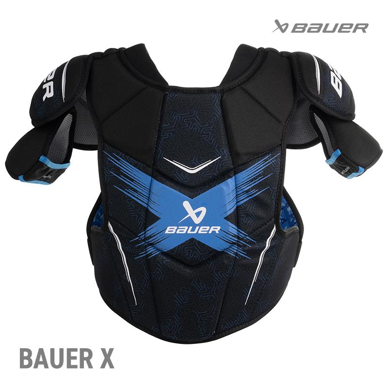 BAUER ショルダー S24 X インター アイスホッケー : スケート靴・用品 