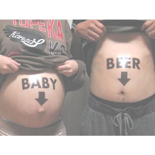 マタニティ フォト 用 タトゥー シール ベリーペイント Baby Beer こすたと 通販 Yahoo ショッピング