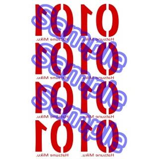 VOCALOID ボーカロイド 初音ミク コスプレ用タトゥーシール : こすたと