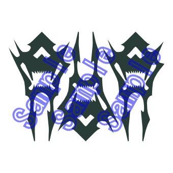 FINAL FANTASY 13　ヲルバ・ユン・ファング　コスプレ用タトゥーシール | 