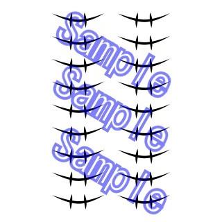 One Piece ワンピース ルフィ 顔の傷 コスプレ用タトゥーシール こすたと 通販 Yahoo ショッピング