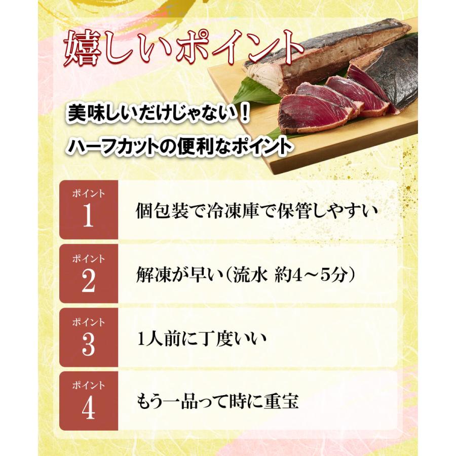 おためし 鰹のたたき ハーフカット 400g タレ塩付 国産 刺身 カツオ かつお タタキ カツオの塩タタキ 冷凍 海鮮 高知 お取り寄せグルメ 一人暮らし 酒のつまみ | ブランド登録なし | 04