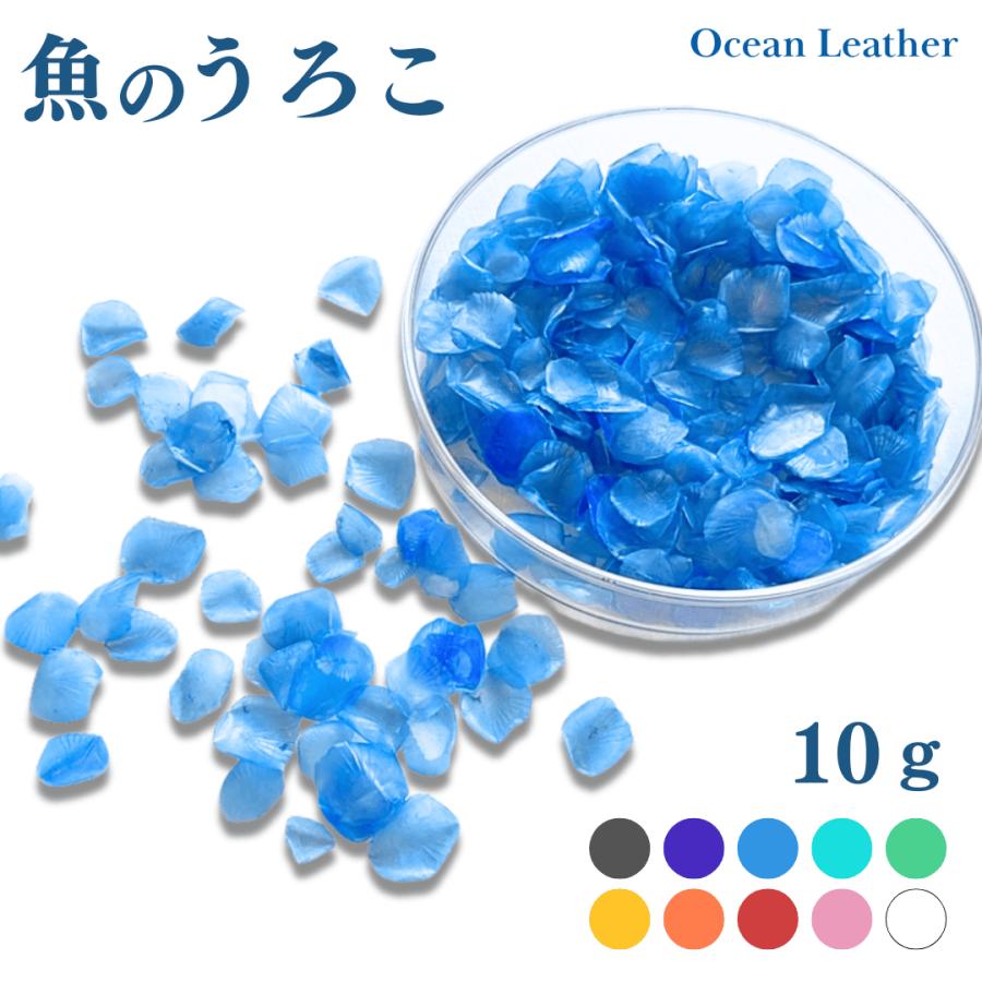 【ウロコ 素材 10g】国産 魚 鱗 天然素材 レジン ハンドメイド アクセサリー パーツ ピアス イヤリング ブレスレット チャーム 手芸 ...