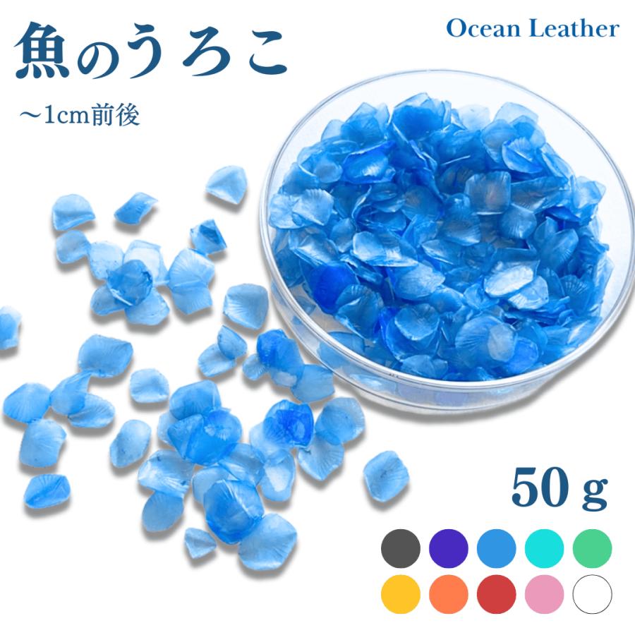 【ウロコ 素材 50g】国産 魚 鱗 天然素材 レジン ハンドメイド アクセサリー パーツ ピアス イヤリング ブレスレット チャーム アート ...