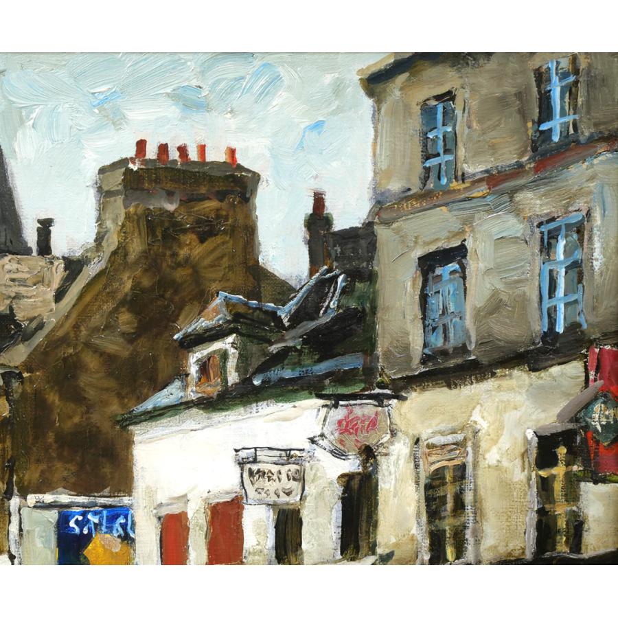 児玉 幸雄「パリー街景」油絵・F6号□日動画廊取扱画家□パリの 児玉 幸雄「パリー街景」油絵・F6号□日動画廊取扱画家□パリの