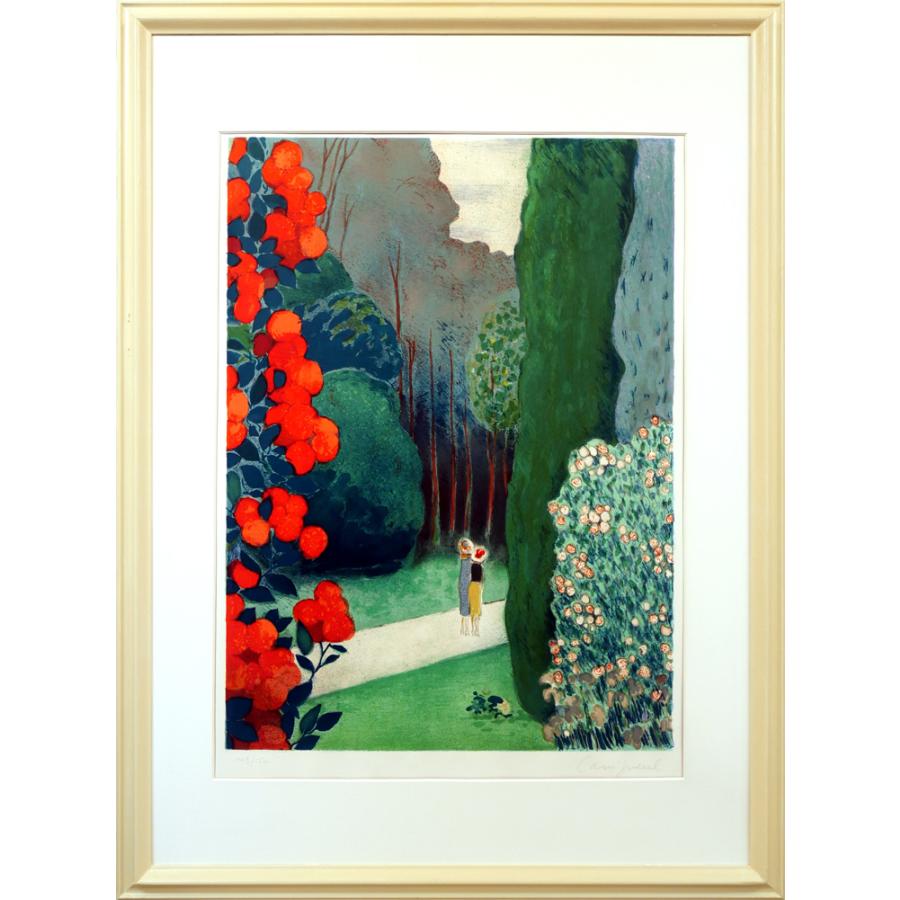 カシニュール　絵 福岡アンティーク ジャン＝ピエール・カシニョール 1979年 リトグラフ