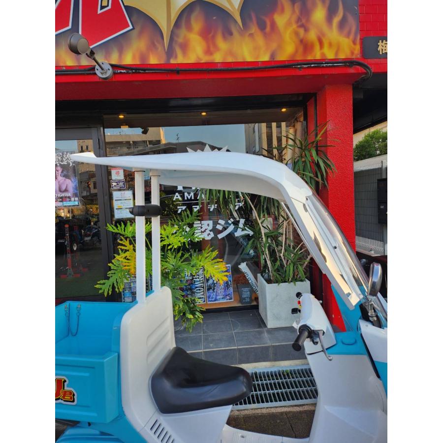 ジャイロキャノピー ワイドルーフバイザー : バイクカスタムパーツ