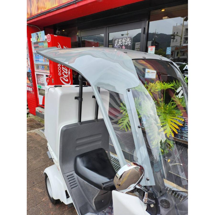 みーくん　ジャイロキャノピー　ワイドバイザー ジャイロキャノピー用ワイドバイザー WS-21 - バイクパーツメーカー