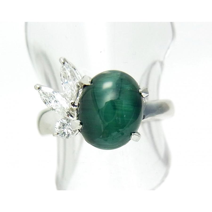 くっきり綺麗な猫目/希少石/4.52ct天然トルマリンキャッツアイ/天然