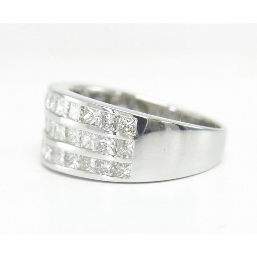 商品紹介動画ありプリンセスカット 正方形 ダイヤを２ｃｔ敷き詰めたセレブマダムのデイリーリング プラチナ製リング 卸価格でご奉仕 送料無料 N コタニジュエル 通販 Yahoo ショッピング