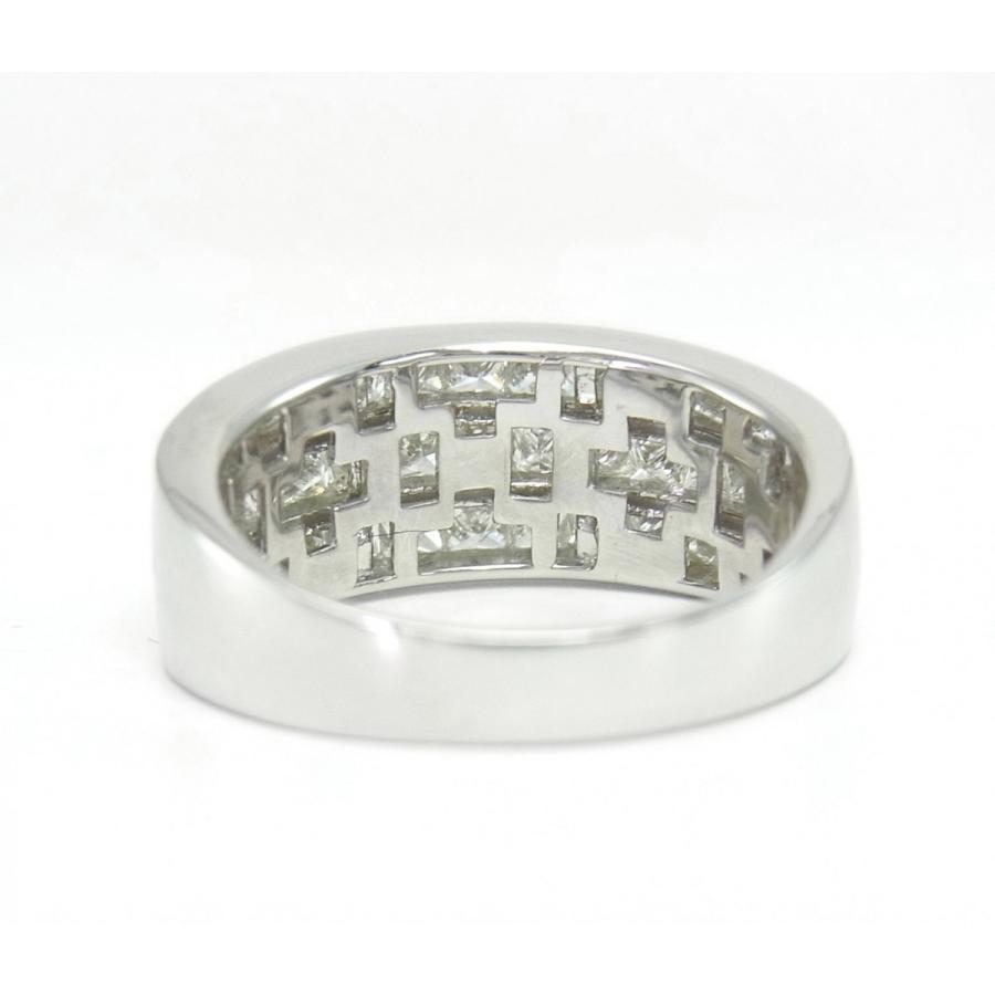 商品紹介動画ありプリンセスカット 正方形 ダイヤを２ｃｔ敷き詰めたセレブマダムのデイリーリング プラチナ製リング 卸価格でご奉仕 送料無料 N コタニジュエル 通販 Yahoo ショッピング