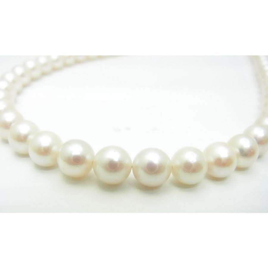 美品　ジュエリーKANDA 本真珠パールネックレス　約7ミリ約41センチ♪ この価格なので日頃からガンガン使ってください あこや本真珠