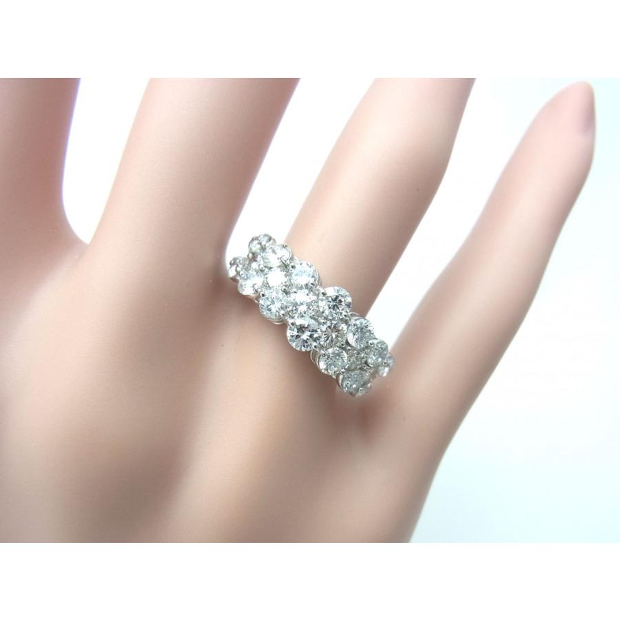 ラージメレ２０石合計２カラット 天然ダイヤモンド ３列エタニティー プラチナ製リング 正直な話目玉特価です 送料無料 O コタニジュエル 通販 Yahoo ショッピング