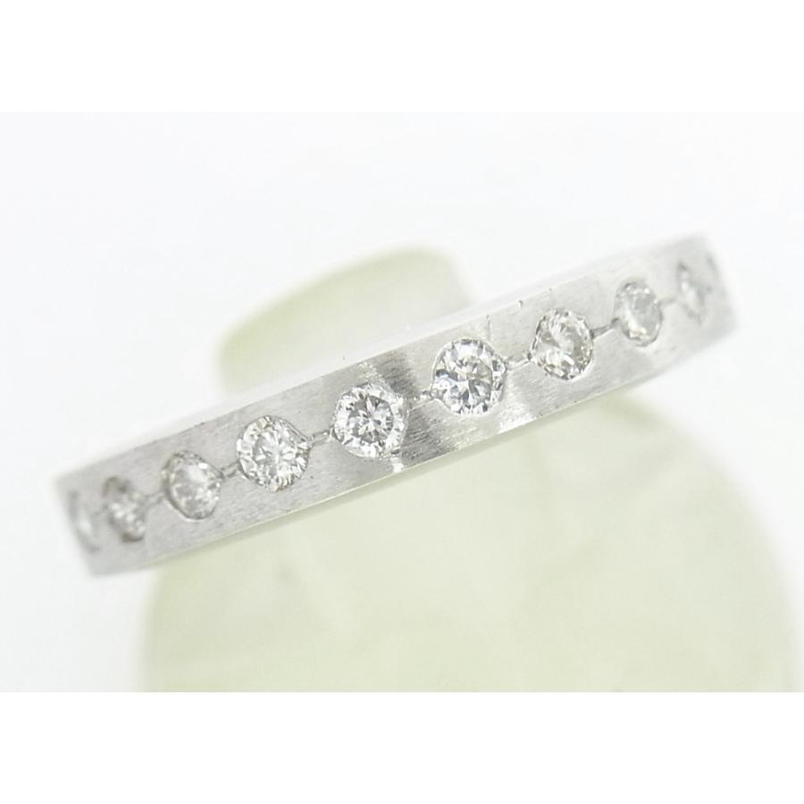 10石計0.35ct ダイヤスイートテン プラチナ製エタニティリング 卸価格 商品動画あり 送料出品者負担
