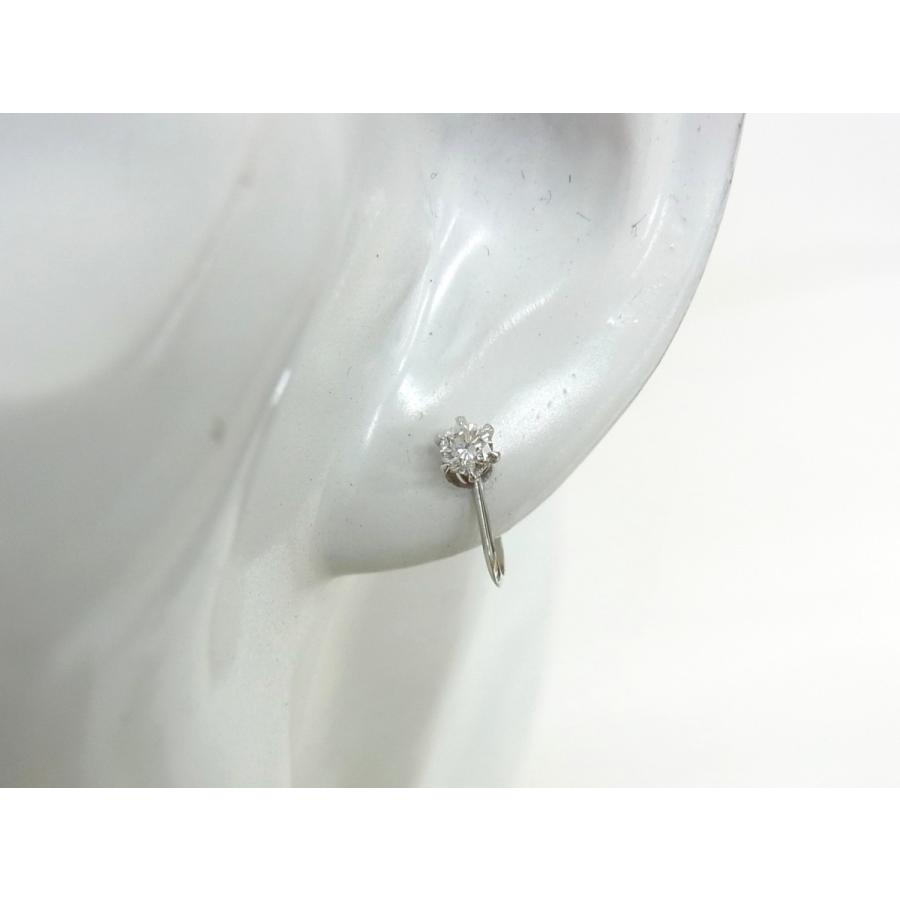 上質天然ダイヤモンド 合計0.40ct 一粒石 プラチナ製枠イヤリング 商品 