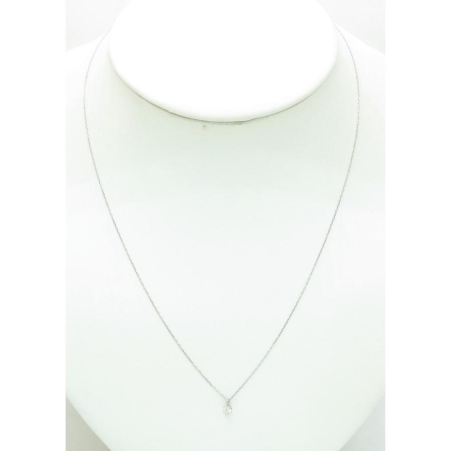単体でも重ね付けにも 天然ダイヤモンド0.13ct 一粒石 プラチナ 