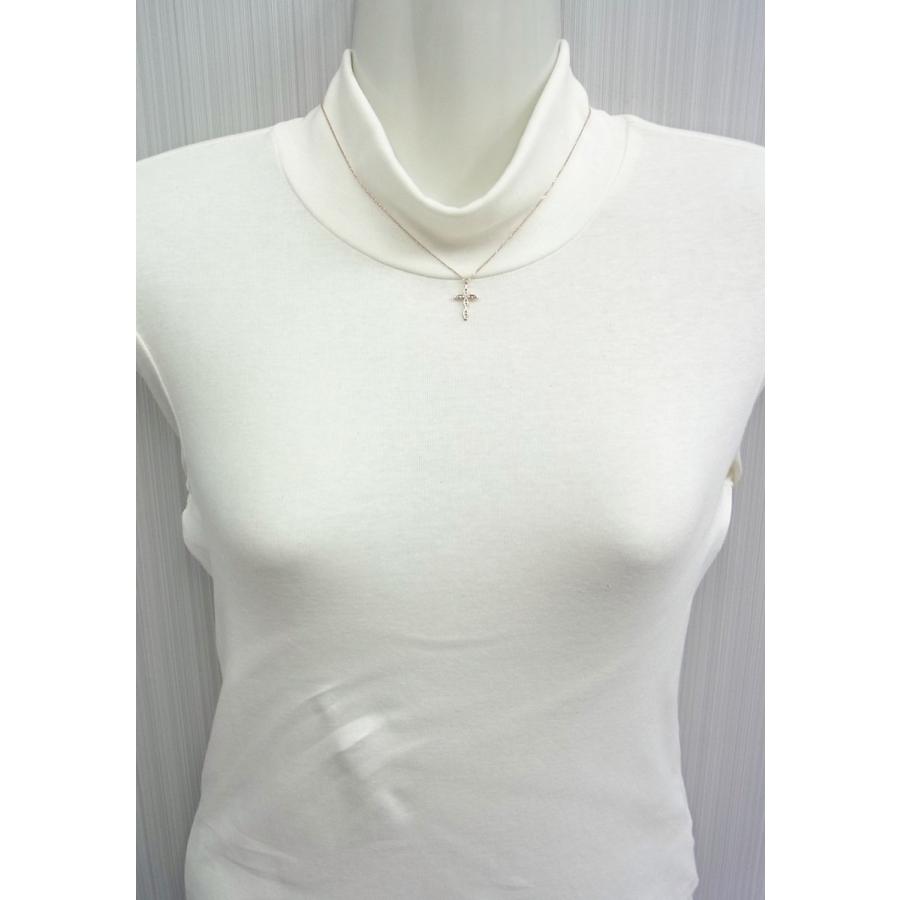 お守りに18金ピンクゴールド製 十字架クロス ペンダントネックレス 卸価格 商品動画あり 送料込み